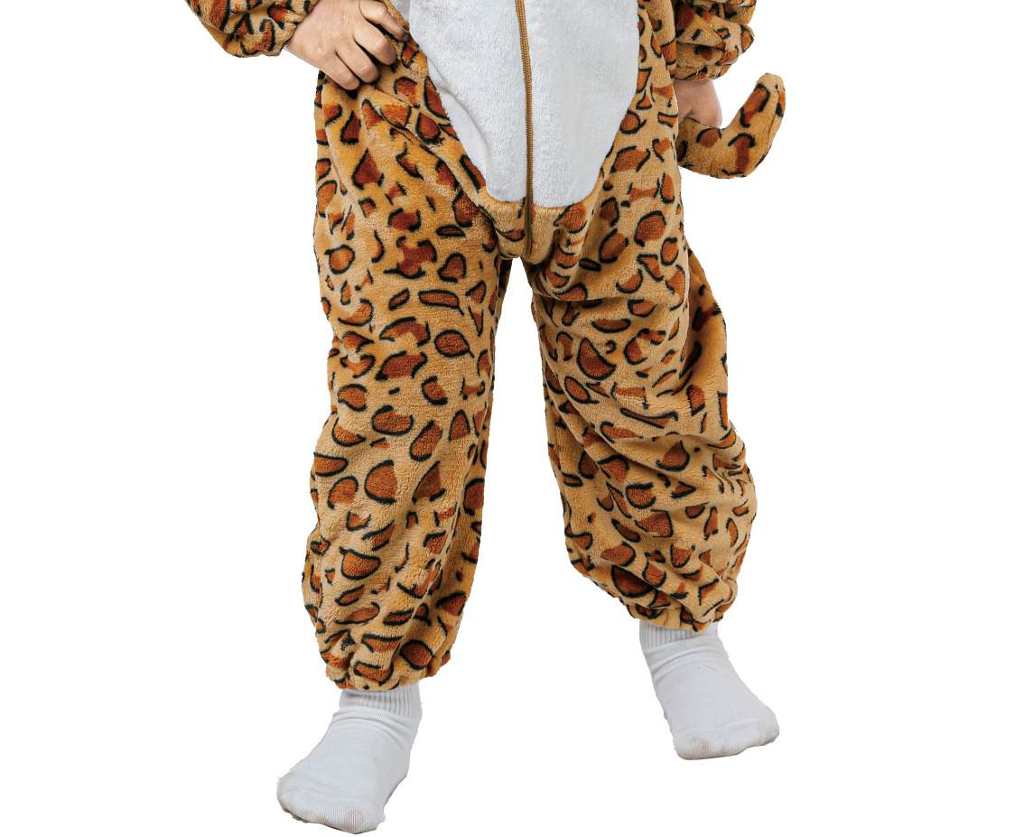 Costume for child Leopard (hooded jumpsuit), size 92/104 cm